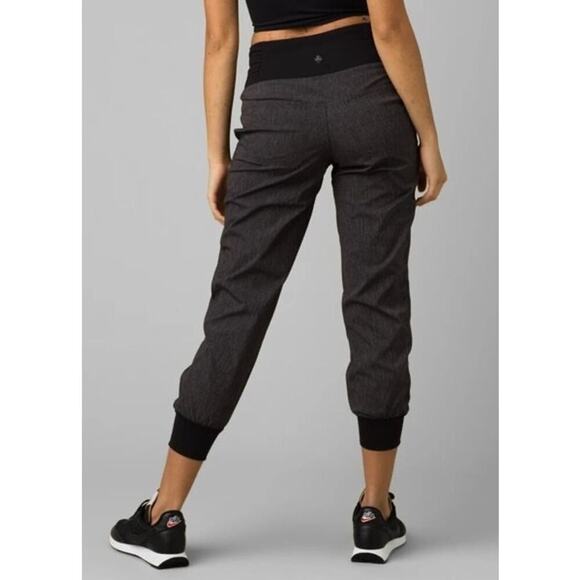 Prana Summit Jogger Pants Womens Solid Black Size XL - Picture 2 of 11